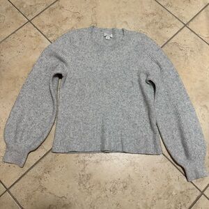 J. Crew Heather Gray Extra-Soft Sweater